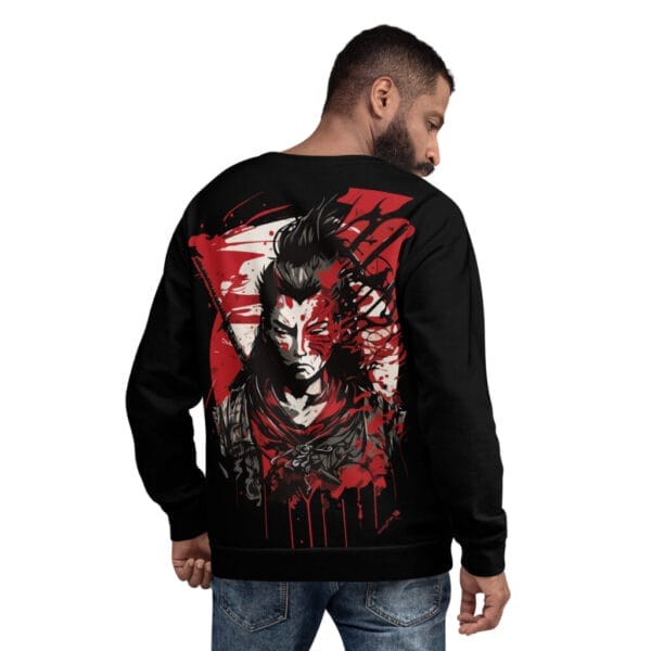 Samurai Anime Unisex Sweatshirt - Image 2