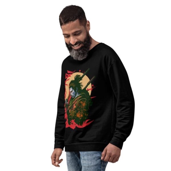 Samurai Anime Unisex Sweatshirt - Image 3