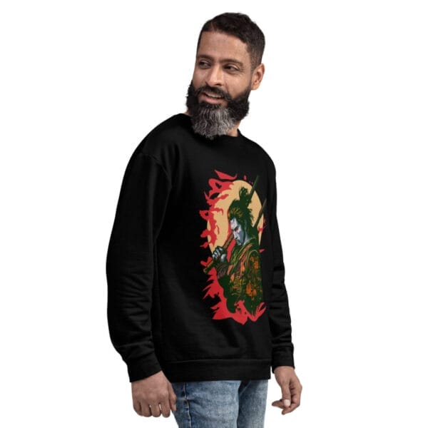 Samurai Anime Unisex Sweatshirt - Image 4