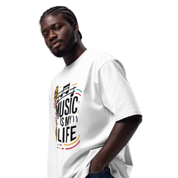 Music Unisex Oversized heavyweight t-shirt - Image 2