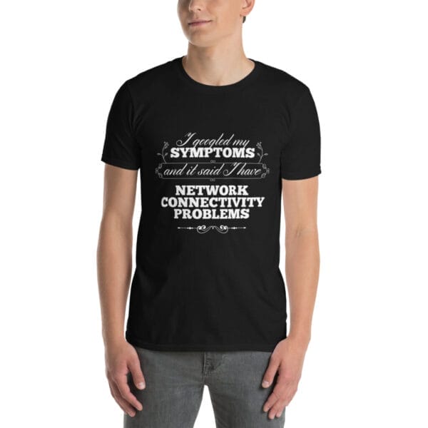 Connectivity Short-Sleeve Black T-Shirt