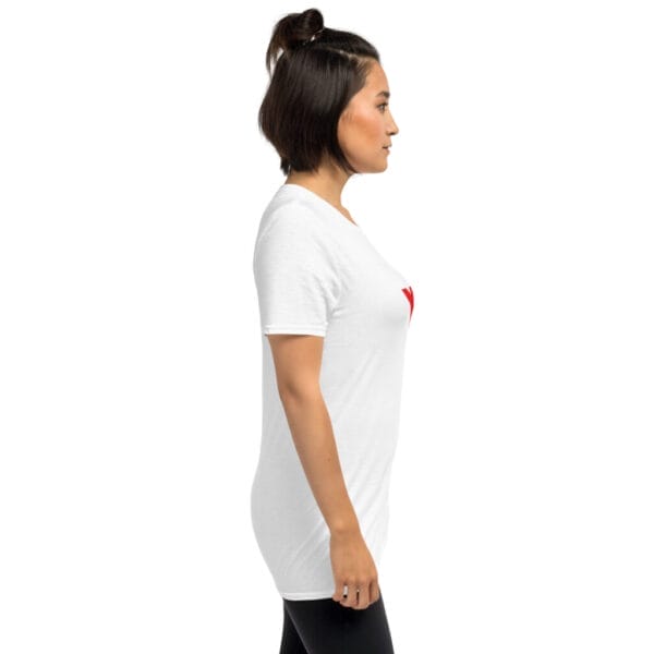 Karma Short-Sleeve Unisex B/W  T-Shirt - Image 12