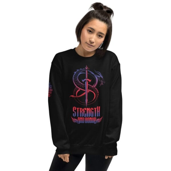 The Sharpest Sword Black Unisex Sweatshirt