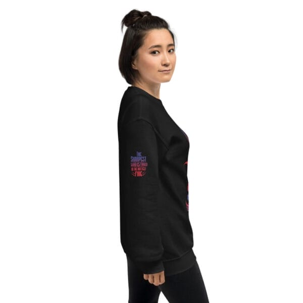 The Sharpest Sword Black Unisex Sweatshirt - Image 2