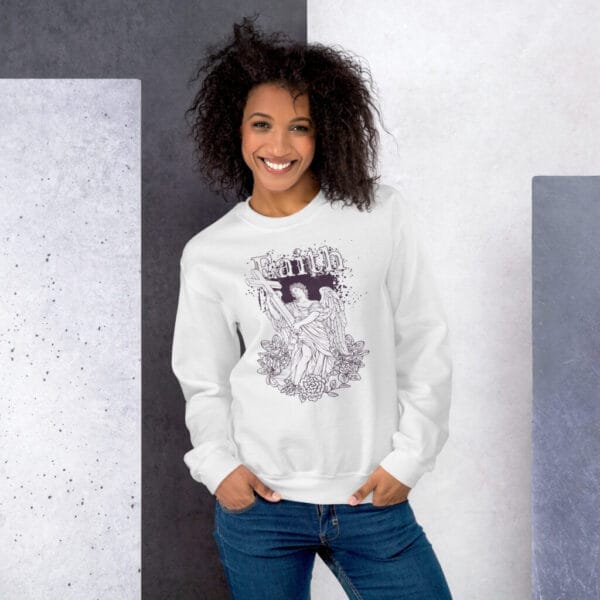 Faith White Unisex Sweatshirt