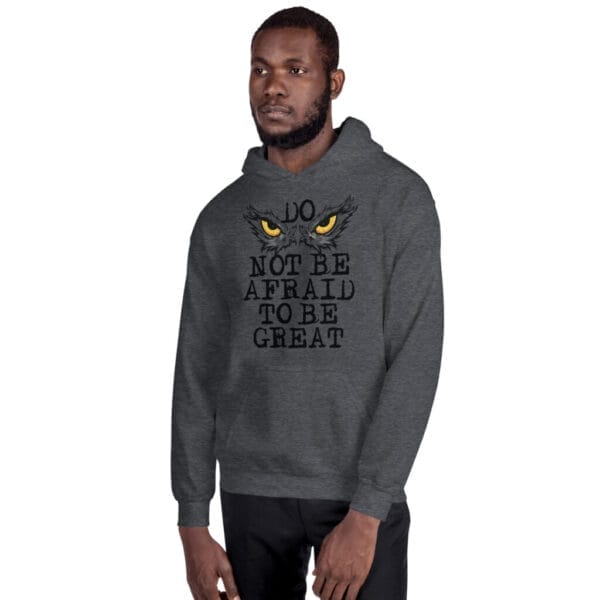 Do not be Afraid Black Unisex Hoodie - Image 107