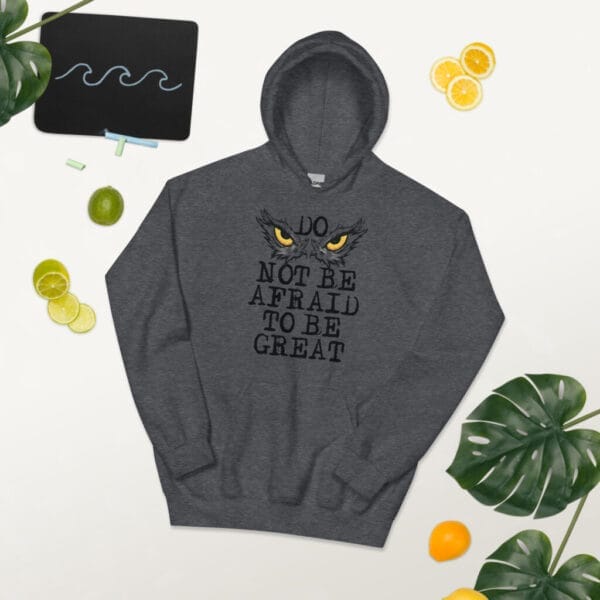 Do not be Afraid Black Unisex Hoodie - Image 116