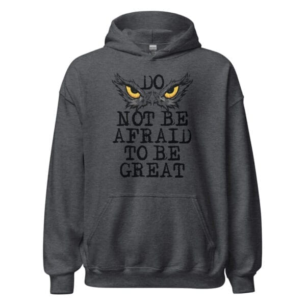 Do not be Afraid Black Unisex Hoodie - Image 95