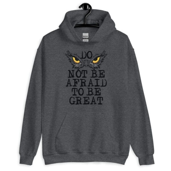 Do not be Afraid Black Unisex Hoodie - Image 98