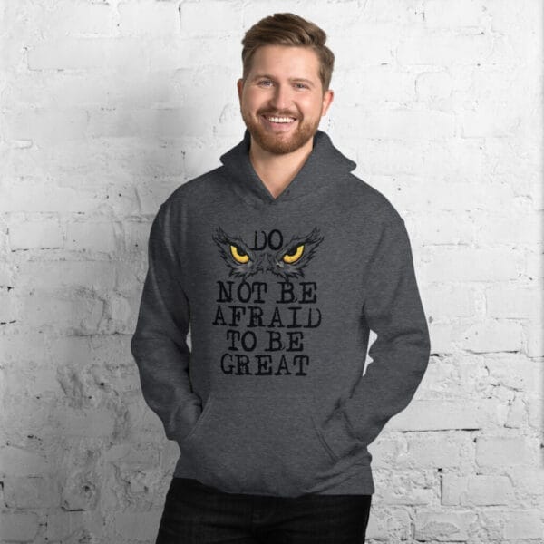 Do not be Afraid Black Unisex Hoodie - Image 99