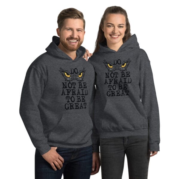 Do not be Afraid Black Unisex Hoodie - Image 101