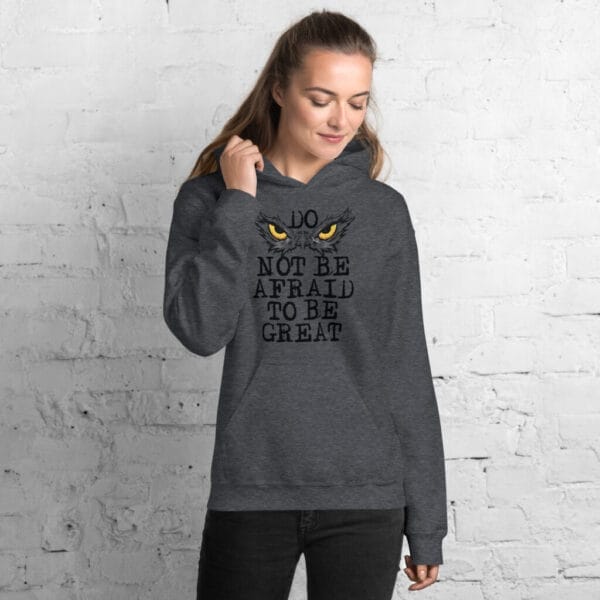 Do not be Afraid Black Unisex Hoodie - Image 102