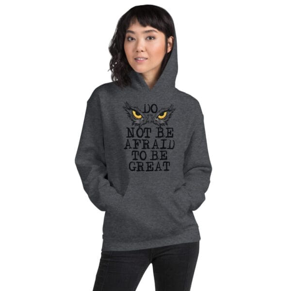 Do not be Afraid Black Unisex Hoodie - Image 103