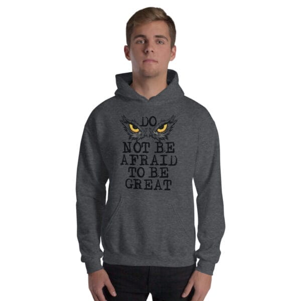 Do not be Afraid Black Unisex Hoodie - Image 104