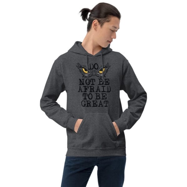 Do not be Afraid Black Unisex Hoodie - Image 106