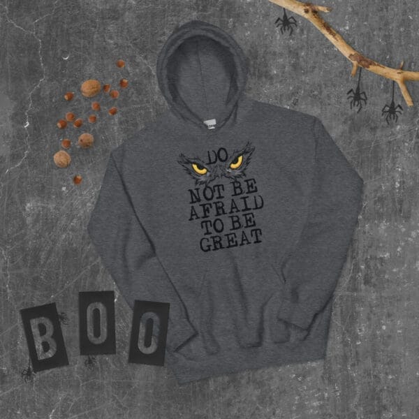 Do not be Afraid Black Unisex Hoodie - Image 108