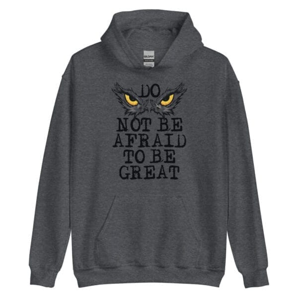 Do not be Afraid Black Unisex Hoodie - Image 112