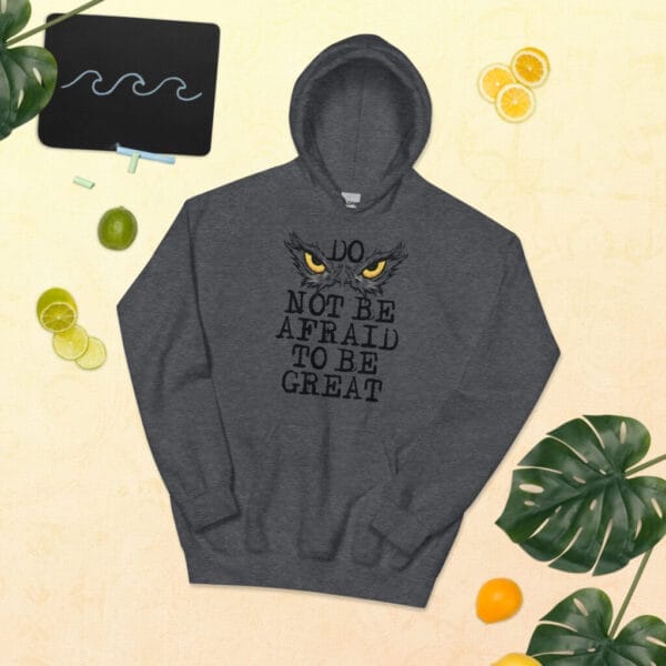 Do not be Afraid Black Unisex Hoodie - Image 115