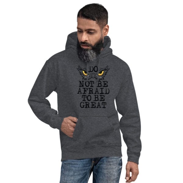 Do not be Afraid Black Unisex Hoodie - Image 118