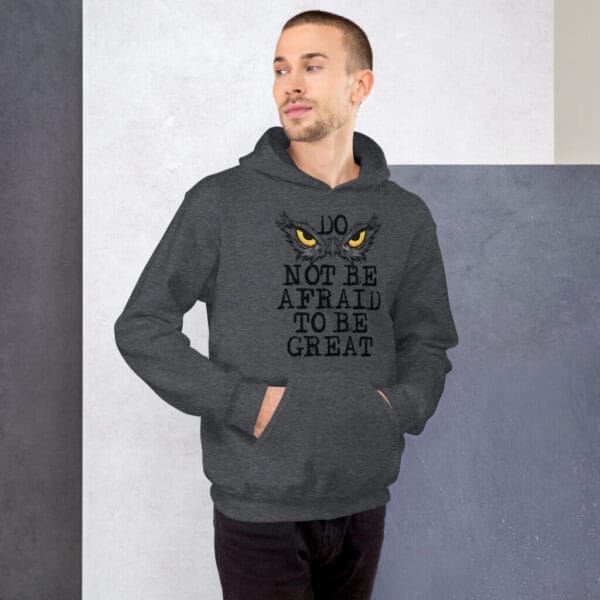 Do not be Afraid Black Unisex Hoodie - Image 125