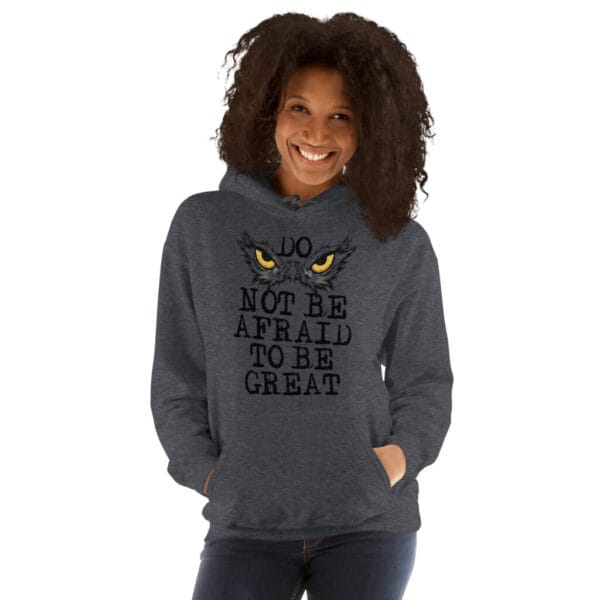 Do not be Afraid Black Unisex Hoodie - Image 126