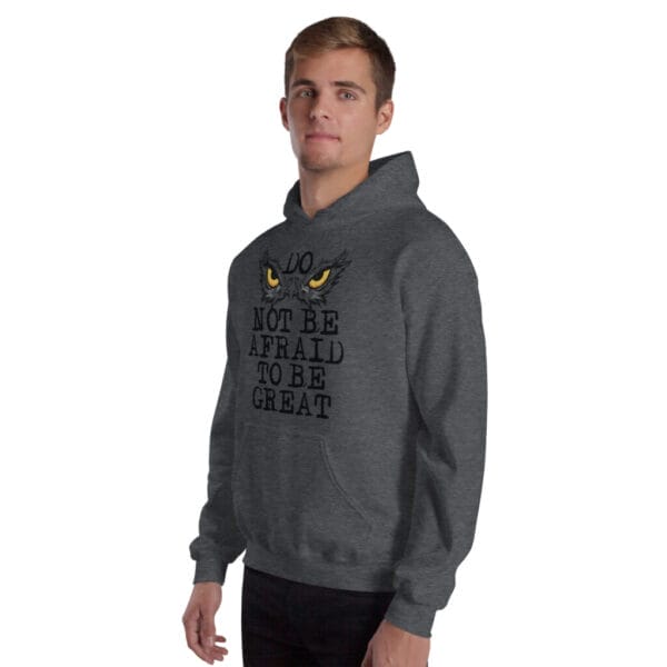 Do not be Afraid Black Unisex Hoodie - Image 140