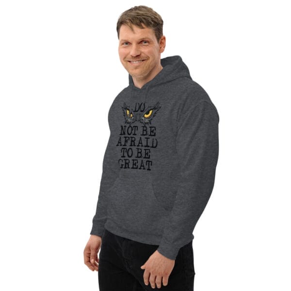 Do not be Afraid Black Unisex Hoodie - Image 168