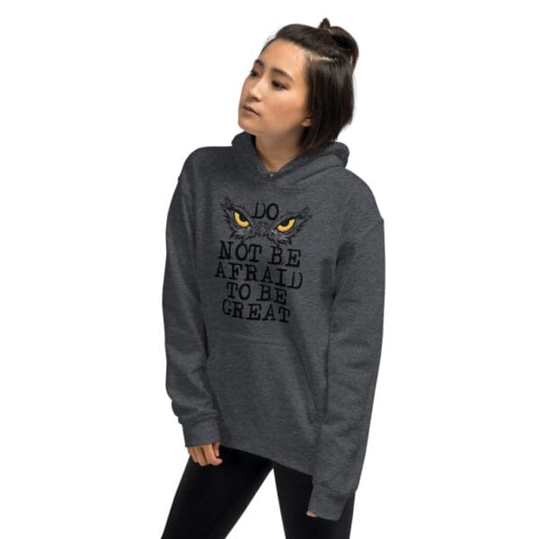 Do not be Afraid Black Unisex Hoodie - Image 180