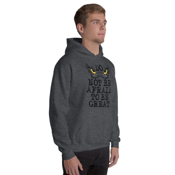 Do not be Afraid Black Unisex Hoodie - Image 142