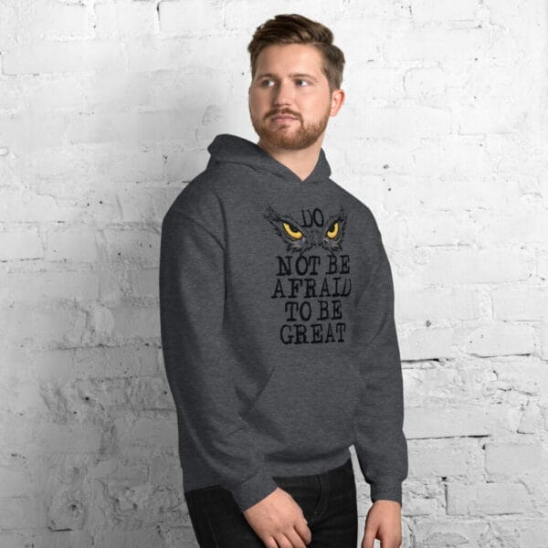 Do not be Afraid Black Unisex Hoodie - Image 155