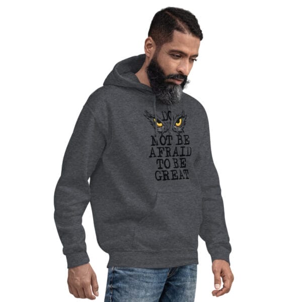 Do not be Afraid Black Unisex Hoodie - Image 166