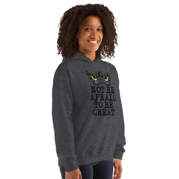 Do not be Afraid Black Unisex Hoodie - Image 174