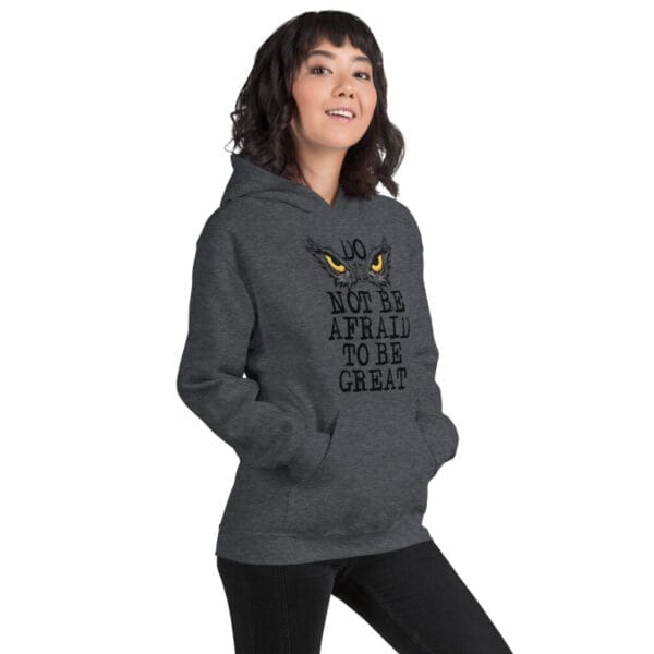 Do not be Afraid Black Unisex Hoodie - Image 177