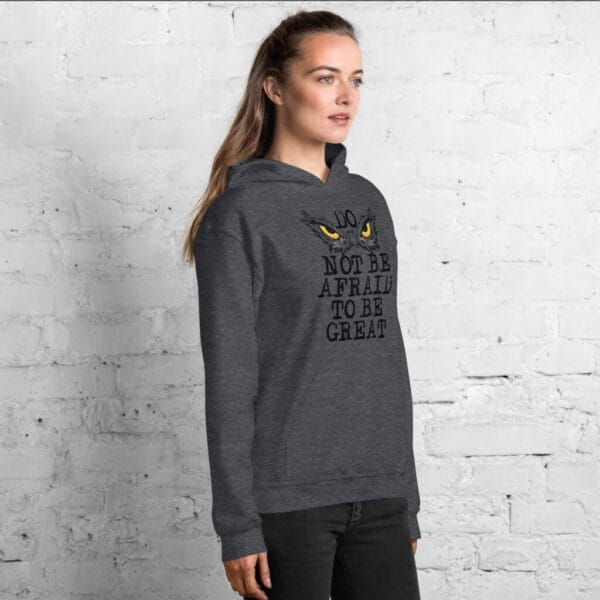 Do not be Afraid Black Unisex Hoodie - Image 188