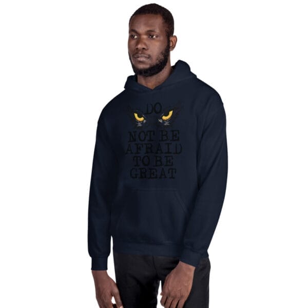 Do not be Afraid Black Unisex Hoodie - Image 13