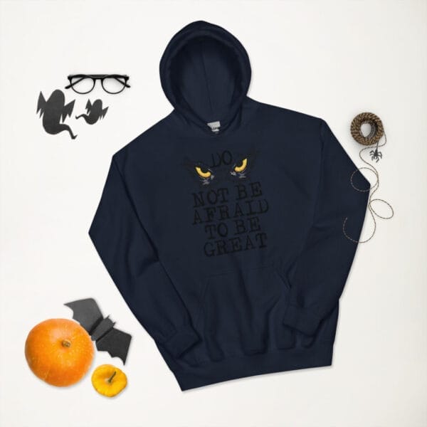 Do not be Afraid Black Unisex Hoodie - Image 15