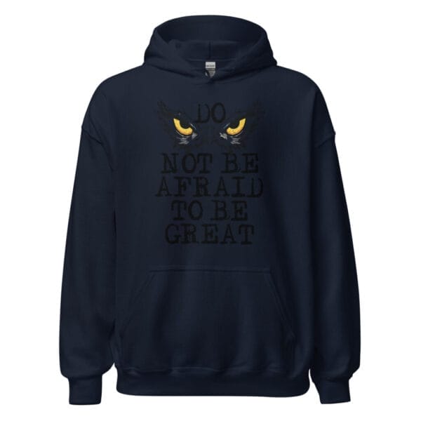 Do not be Afraid Black Unisex Hoodie - Image 2