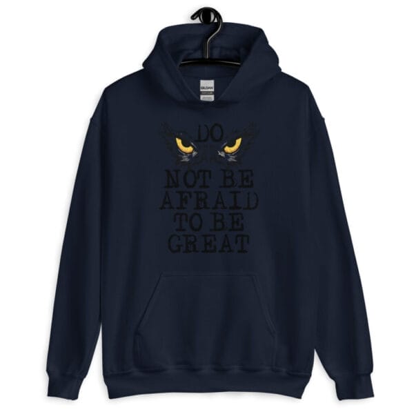 Do not be Afraid Black Unisex Hoodie - Image 4