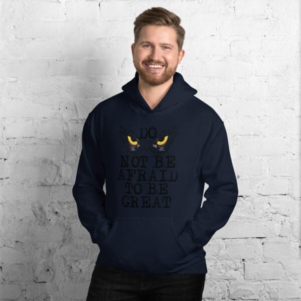 Do not be Afraid Black Unisex Hoodie - Image 5