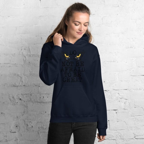 Do not be Afraid Black Unisex Hoodie - Image 8