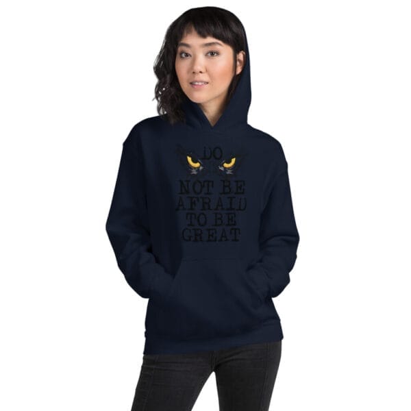 Do not be Afraid Black Unisex Hoodie - Image 9