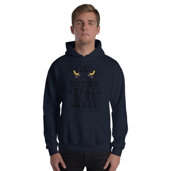 Do not be Afraid Black Unisex Hoodie - Image 10