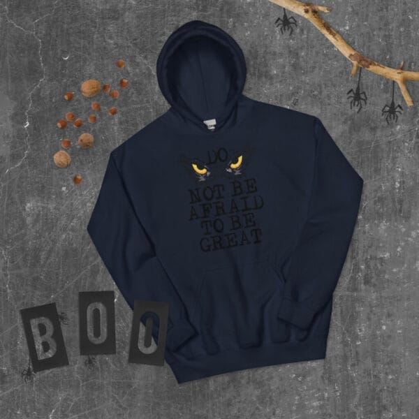 Do not be Afraid Black Unisex Hoodie - Image 14