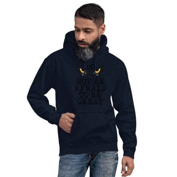 Do not be Afraid Black Unisex Hoodie - Image 24