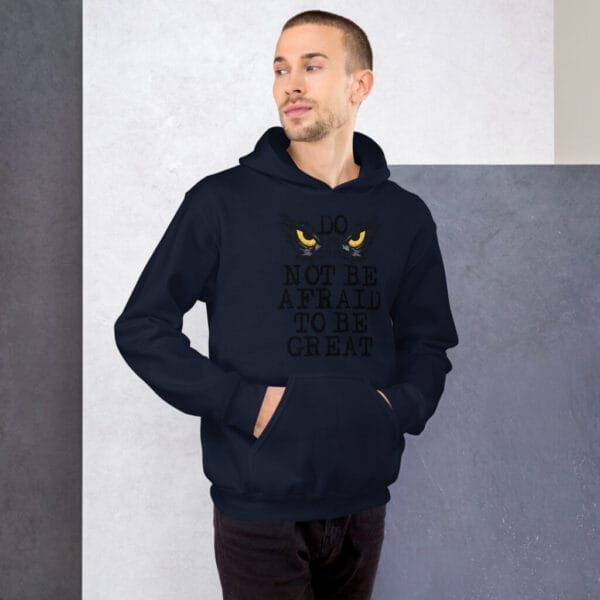 Do not be Afraid Black Unisex Hoodie - Image 31