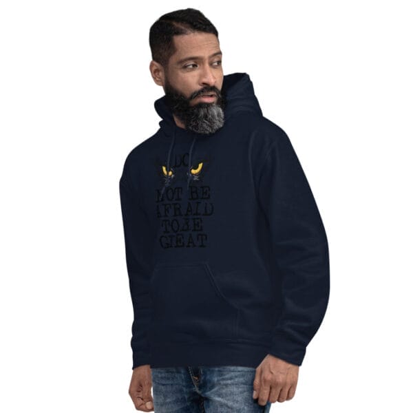 Do not be Afraid Black Unisex Hoodie - Image 71