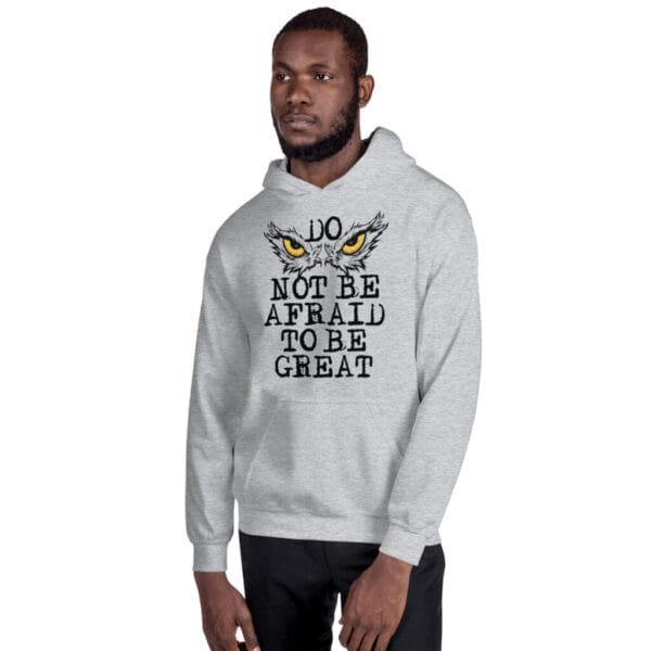 Do not be Afraid Black Unisex Hoodie - Image 201