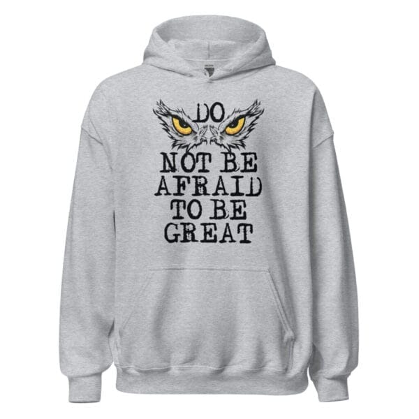 Do not be Afraid Black Unisex Hoodie - Image 189