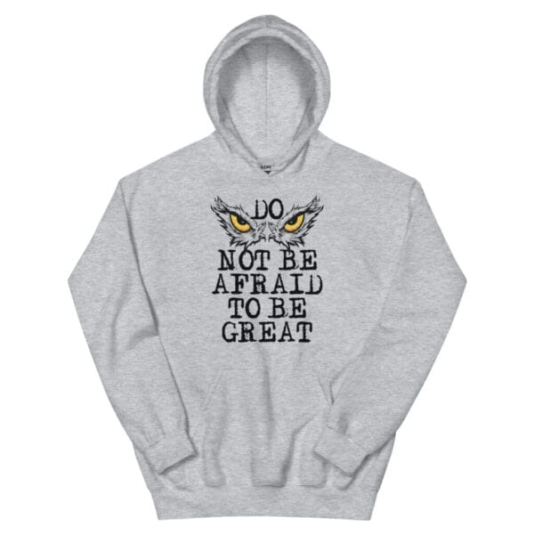 Do not be Afraid Black Unisex Hoodie - Image 190