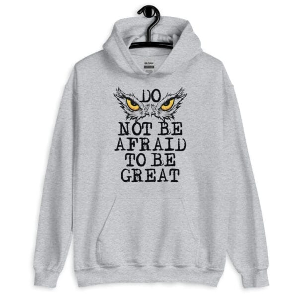 Do not be Afraid Black Unisex Hoodie - Image 192